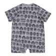 Baby s Short-sleeved Romper Suit Marvel Grey Online Hot Sale