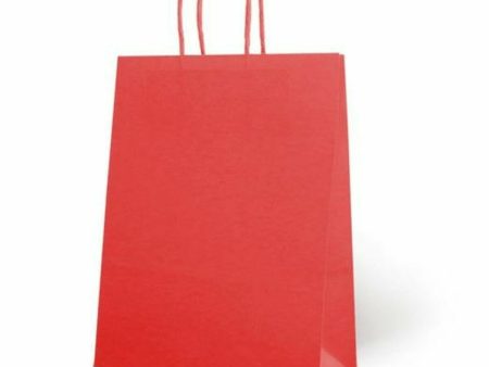 Bags Fama Red With handles 31 x 11 x 42 cm (25 Units) For Cheap