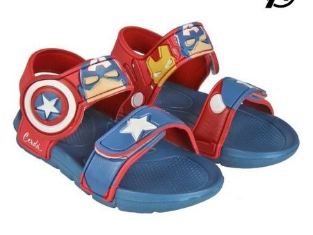 Beach Sandals The Avengers 148321 Red on Sale