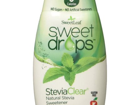 SWEET LEAF - Sweet Drops Liquid Stevia Sweetener, SteviaClear - 1.7 oz. (50 ml) Discount