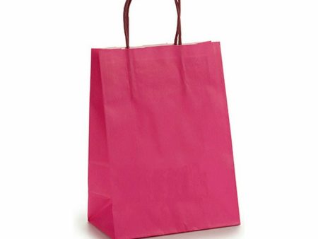 Paper Bag 18 x 8 x 31 cm Pink (25 Units) Supply