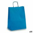 Paper Bag 24 x 12 x 40 cm Blue (25 Units) Cheap