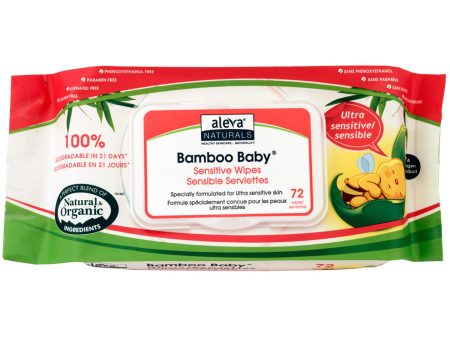 ALEVA - Bamboo Baby Wipes Ultra Sensitive - 72 Wipes For Sale