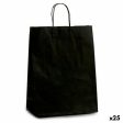 Paper Bag Black (12 x 52 x 32 cm) (25 Units) Online Hot Sale