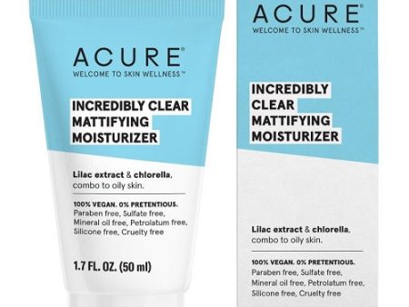 ACURE - Incredibly Clear Mattifying Moisturizer - 1.7 fl. oz. (50 ml) Fashion