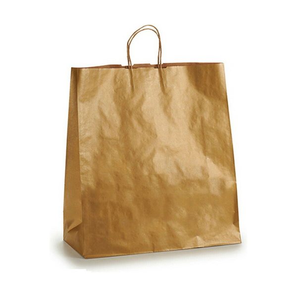 Paper Bag 46 x 16 x 60 cm Golden (25 Units) Discount