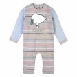 Baby s Long-sleeved Romper Suit Snoopy Yellow Grey For Discount