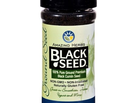 AMAZING HERBS - Black Cumin Seed Ground - 4 oz. (120 g) Online Sale