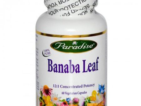 PARADISE - Banaba Leaf - 60 Vegetarian Capsules For Discount