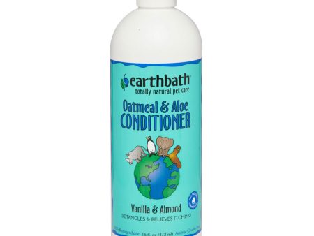 EARTHBATH - Oatmeal & Aloe Conditioner, Vanilla & Almond Scent - 16 fl. oz. (472 ml) Cheap