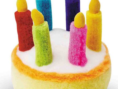 MULTIPET - Birthday Cake Dog Toy - 5.5 Inch Supply