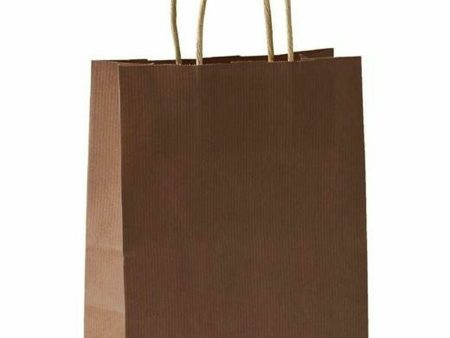 Bags Fama Dark brown With handles 31 x 11 x 42 cm (25 Units) For Discount