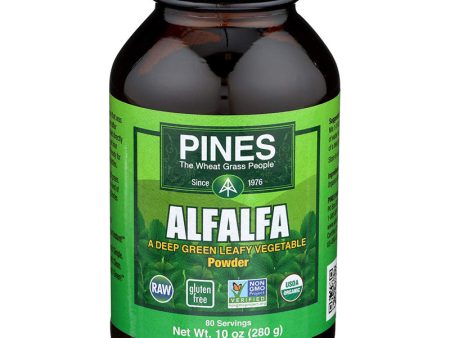 PINES - Alfalfa Powder - 10 oz. (280 g) For Cheap