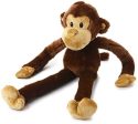 MULTIPET - Swingin Safari Monkey Large Plush Dog Toy - 22  (56 cm) For Sale