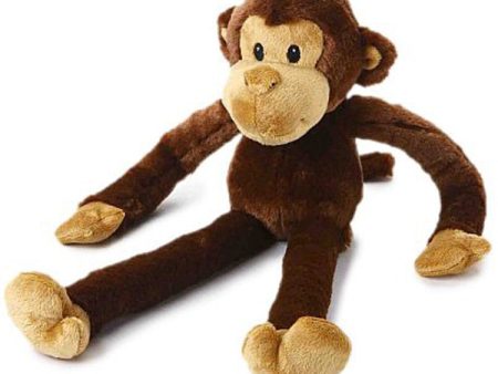 MULTIPET - Swingin Safari Monkey Large Plush Dog Toy - 22  (56 cm) For Sale