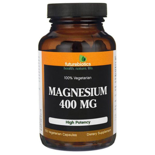 FUTUREBIOTICS - Magnesium 400 mg - 100 Vegetarian Capsules For Sale