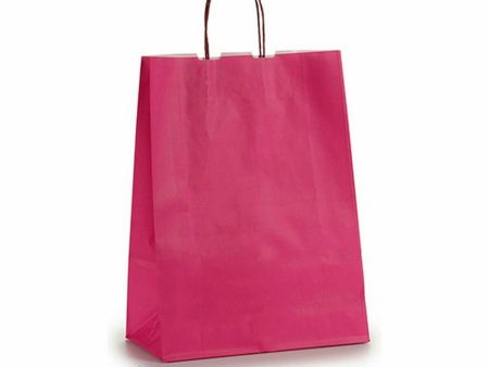 Paper Bag 12 x 52 x 32 cm Pink (25 Units) Online Sale