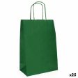 Paper Bag Fama Dark green With handles 31 x 11 x 42 cm (25 Units) Fashion