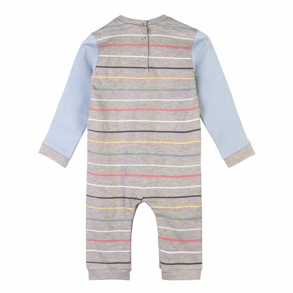 Baby s Long-sleeved Romper Suit Snoopy Yellow Grey For Discount