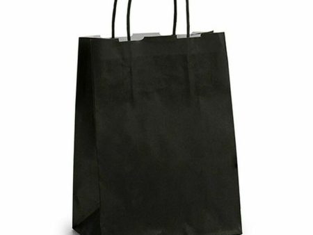 Paper Bag Black (18 x 8 x 31 cm) (25 Units) Supply