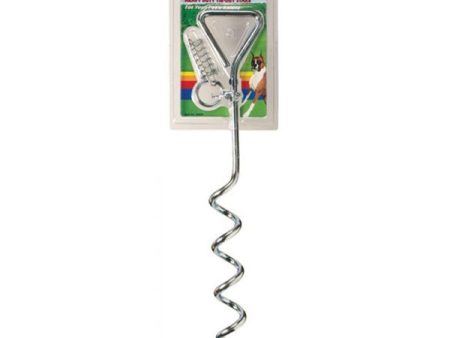 FOUR PAWS - Walk-About Spiral Tie-Out Stake - 19 Inch Online Sale