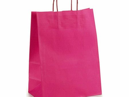 Paper Bag 24 x 12 x 40 cm Pink (25 Units) Online Sale