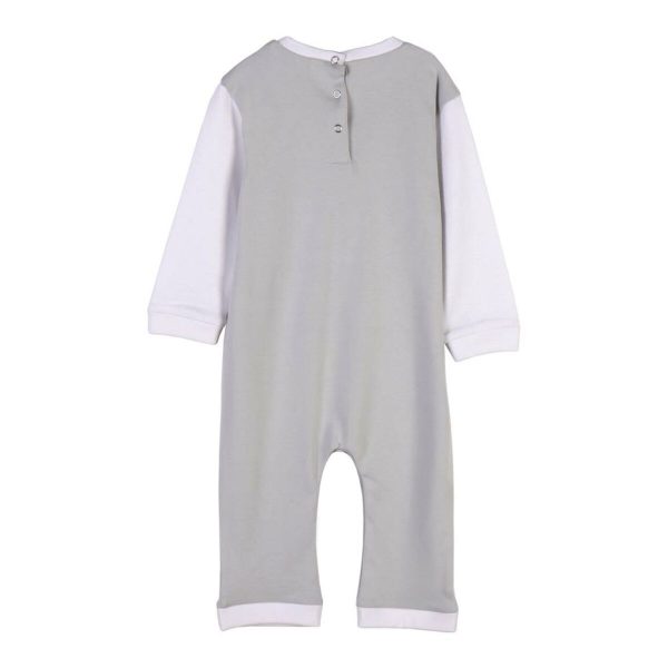 Baby s Long-sleeved Romper Suit Looney Tunes Grey Hot on Sale