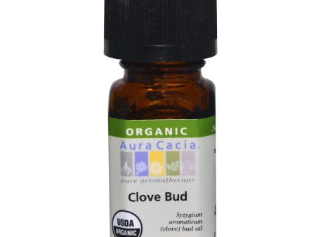 AURA CACIA - Organic Essential Oil Clove Bud - 0.25 fl. oz. (7.4 ml) Discount