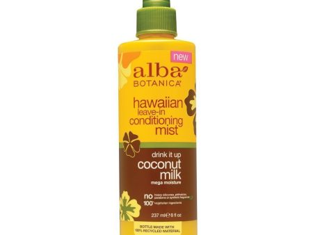 ALBA BOTANICA - Hawaiian Drink It Up Leave-In Conditioner Coconut Milk - 8 fl. oz. (237 ml) Cheap